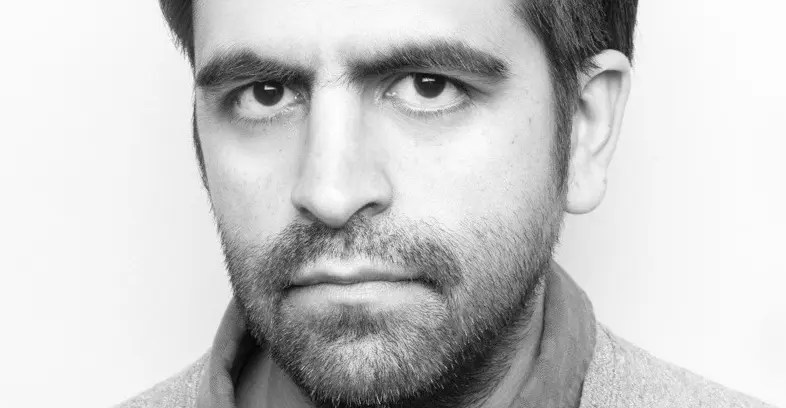 Black and white close-up headshot of Rafael Palacio Illingworth