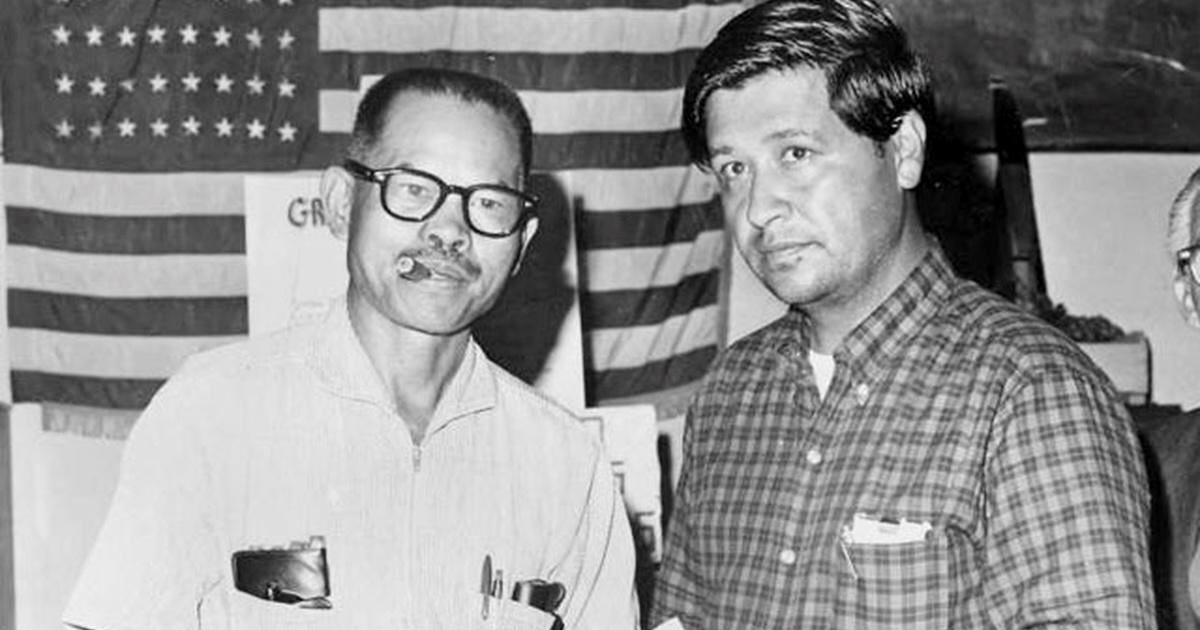 Cesar Chavez and Larry Itliong