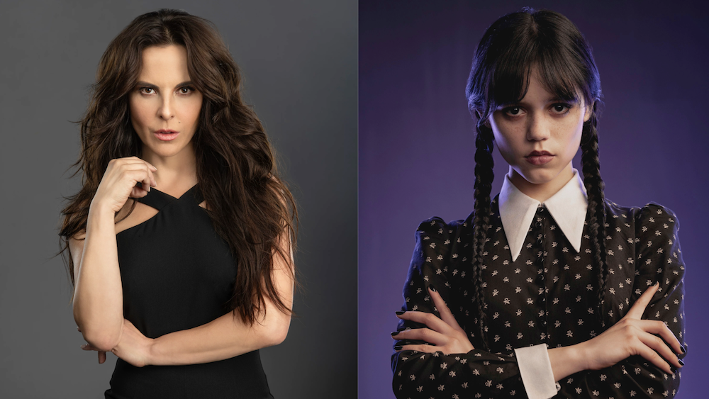 Kate del Castillo as 'La Reina del Sur' and Jenna Ortega as 'Wednesday'