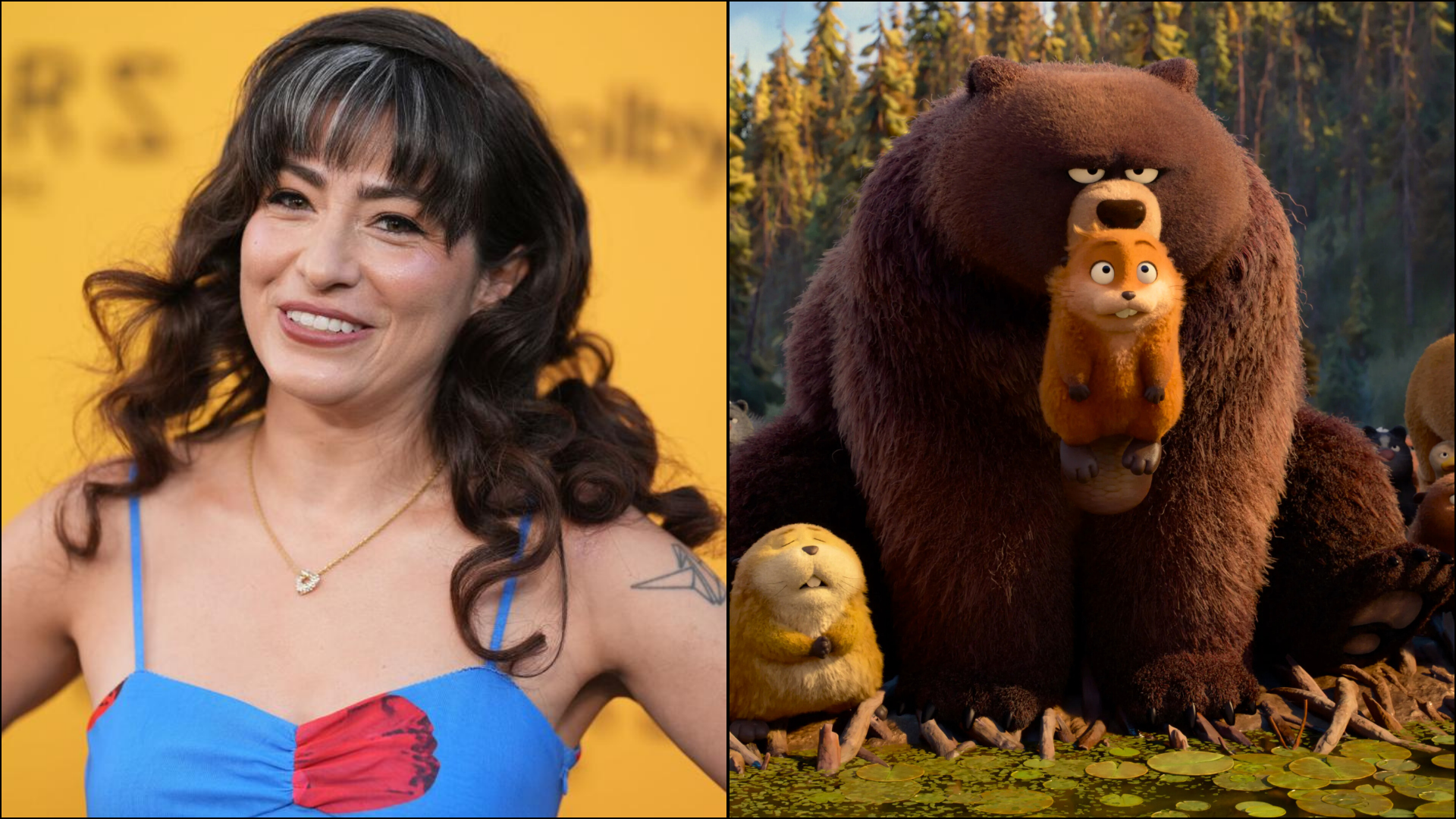 Melissa Villaseñor voicing a character in Pixar's "Hoppers" (2026)